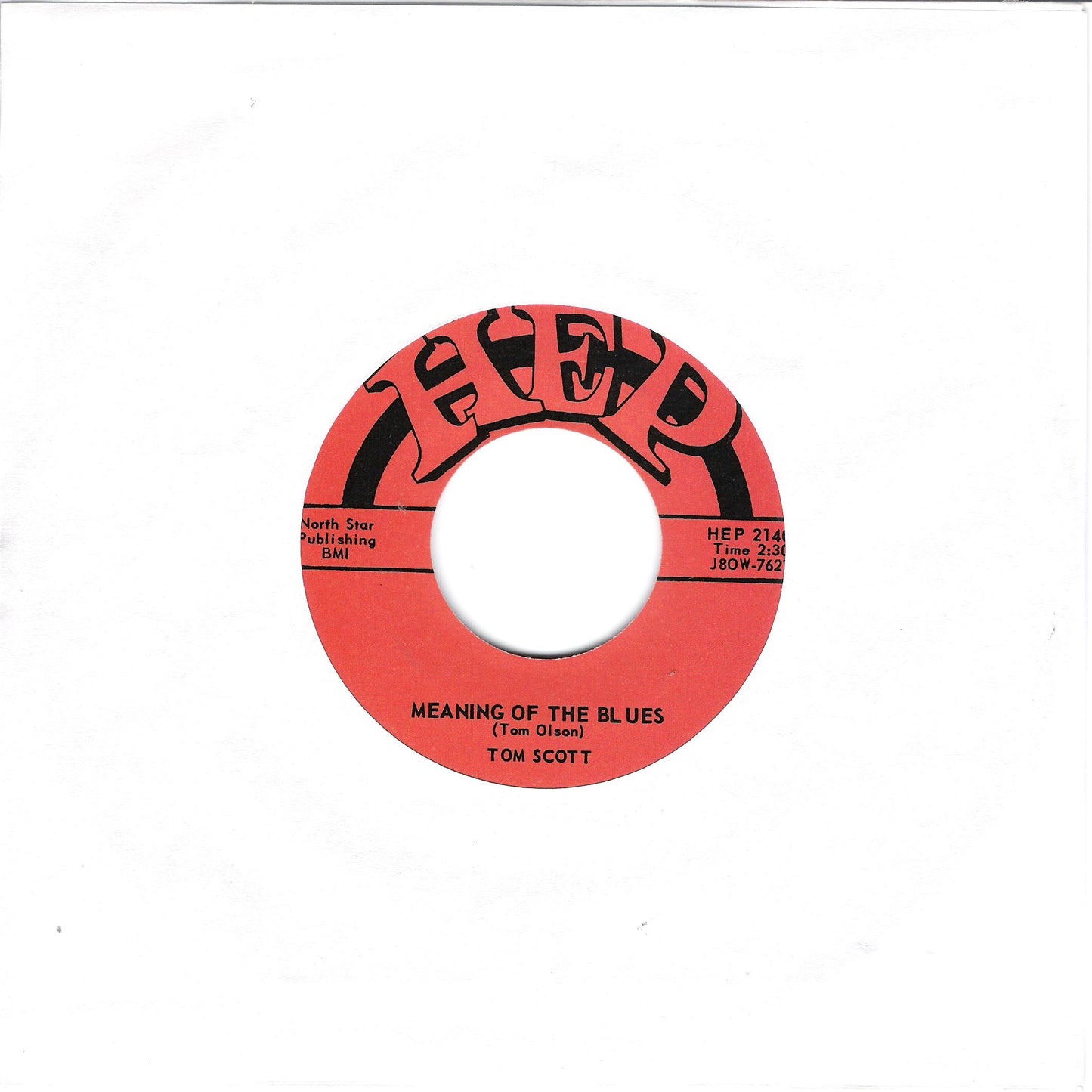 Single - Tom Scott - Record Hop, Meaning Of The Blues