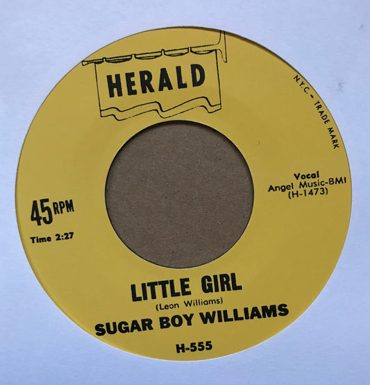 Single - Sugar Boy Williams - Five Long Years / Little Girl
