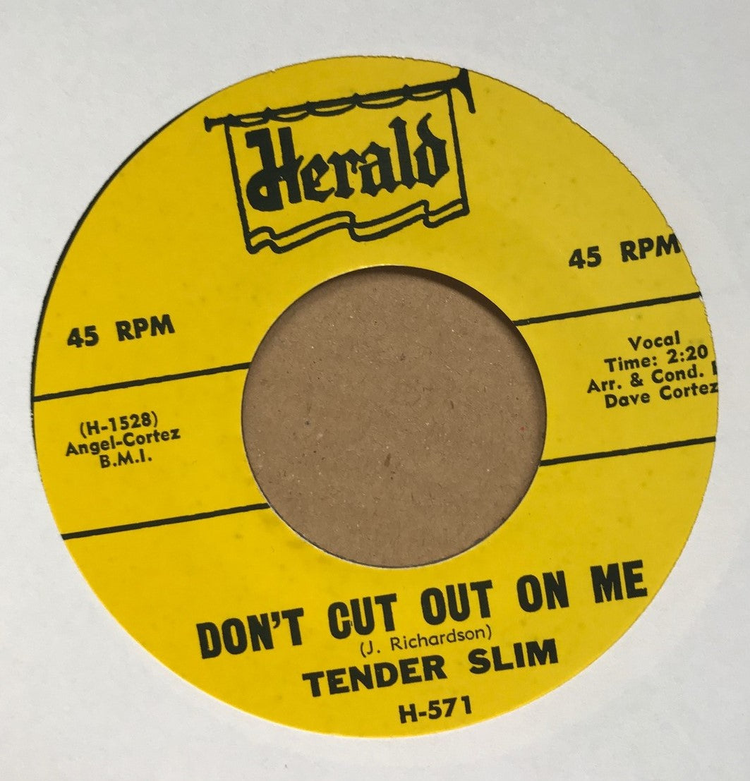 Single - Tender Slim - Don't Cut Out On Me / I'm Checking Up