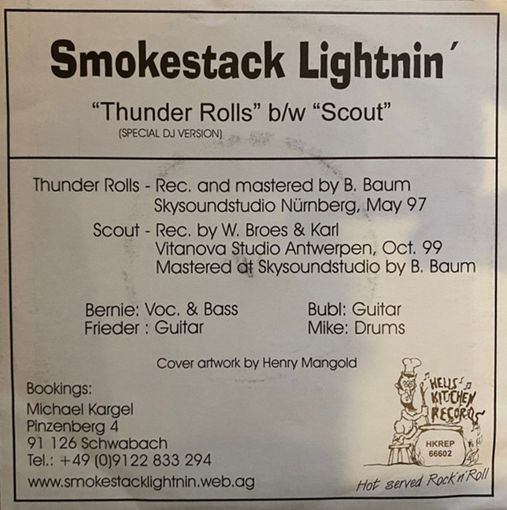 Single - Smokestack Lightnin' - Thunder Rolls, Scout