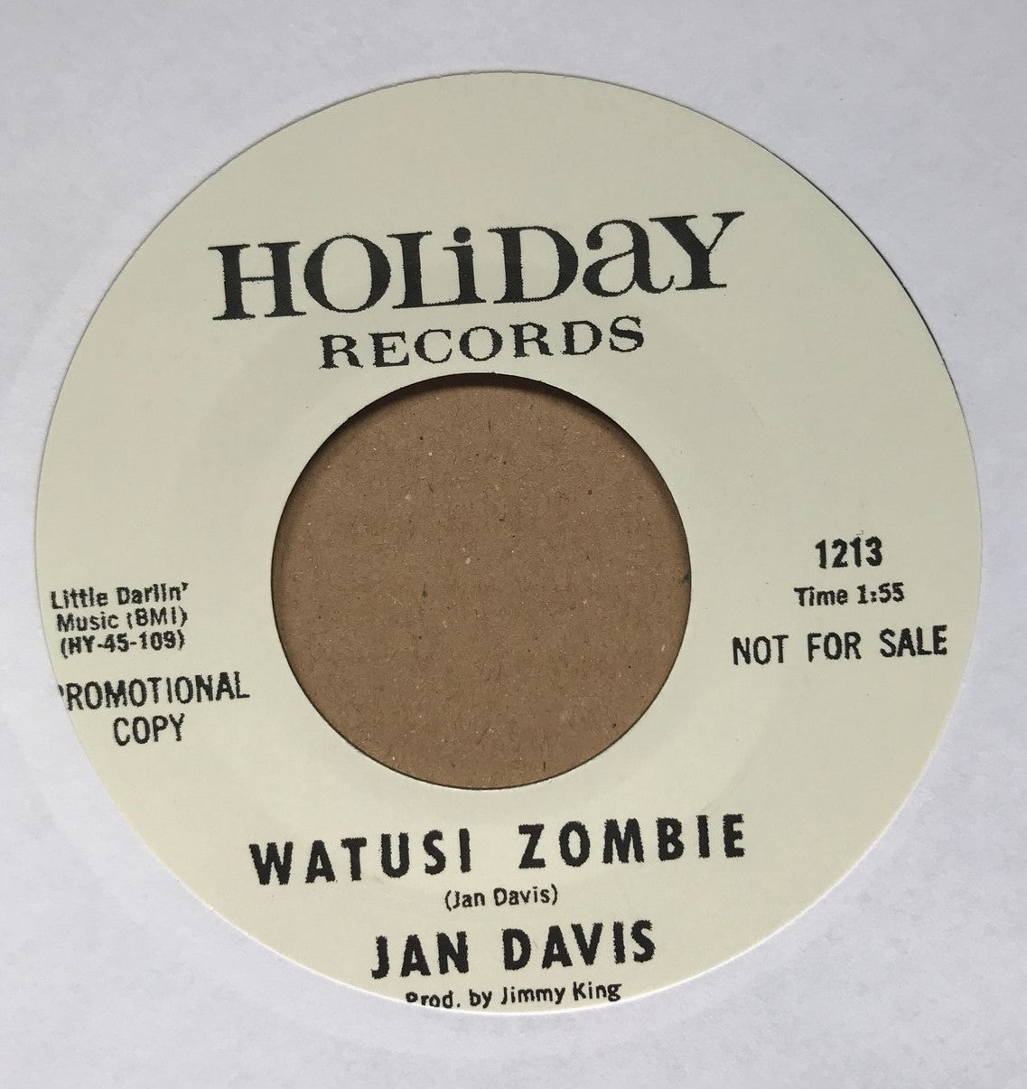 Single - Jan Davis - Watusi Zombie / Pooky