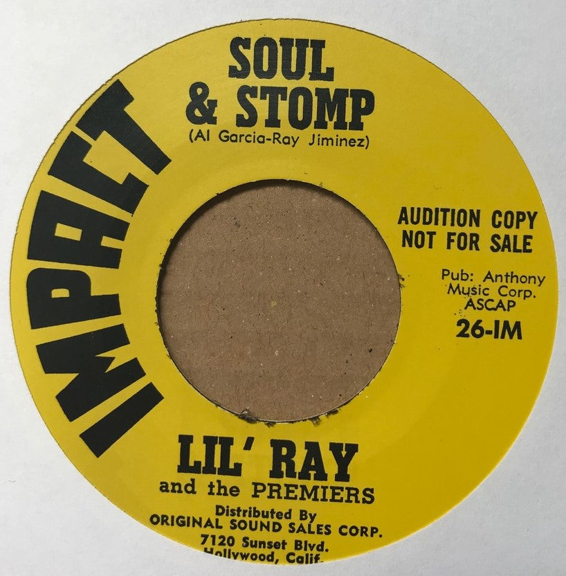 Single - Lil' Ray - Shake! Shout! & Soul!; Soul & Stomp