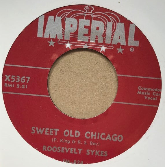 Single - Roosevelt Sykes - Hush Oh Hush / Sweet Old Chicago