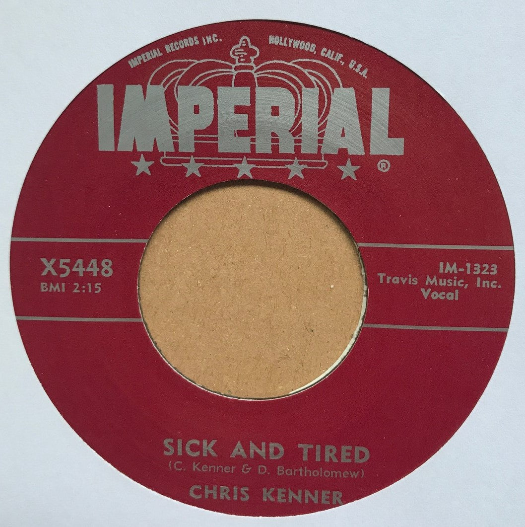 Single - Chris Kenner - Sick & Tired; Ernie Freeman - Dumplin's