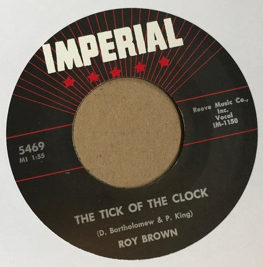 Single - Roy Brown - Slow Down Little Eva / The Tick Of The Clock