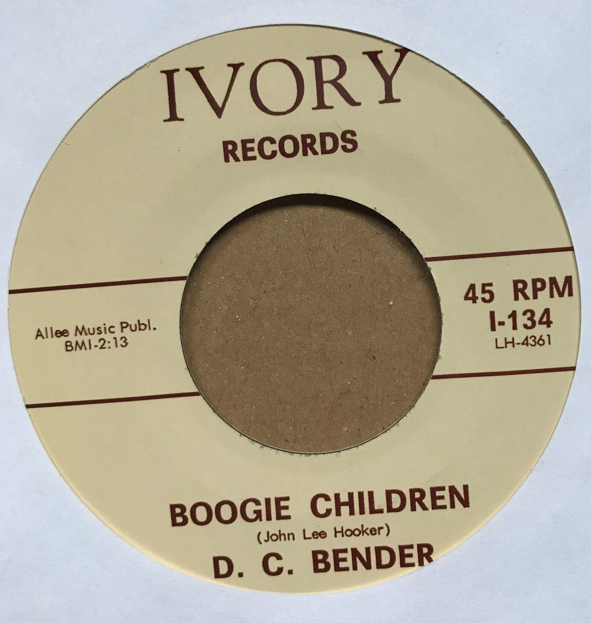 Single - Little Irvin - Who's Loving You; D.C. Bender - Boogie Children