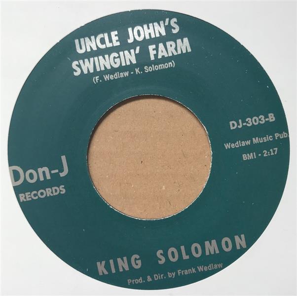Single - VA - Bobby Jackson - Oh Baby; King Soloman - Uncle John's Swingin' Farm