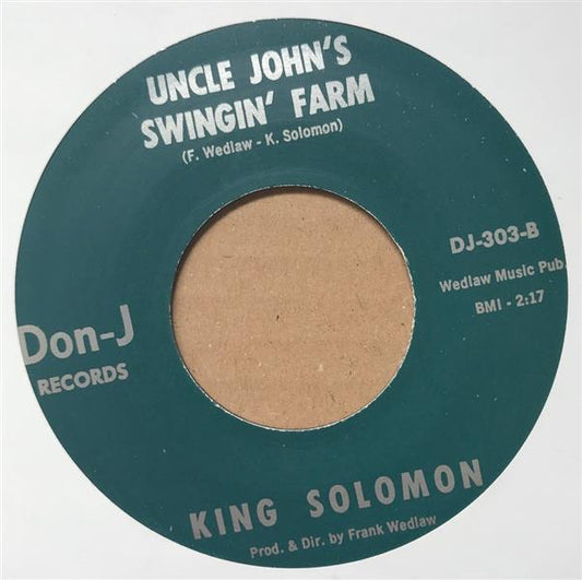 Single - VA - Bobby Jackson - Oh Baby; King Soloman - Uncle John's Swingin' Farm