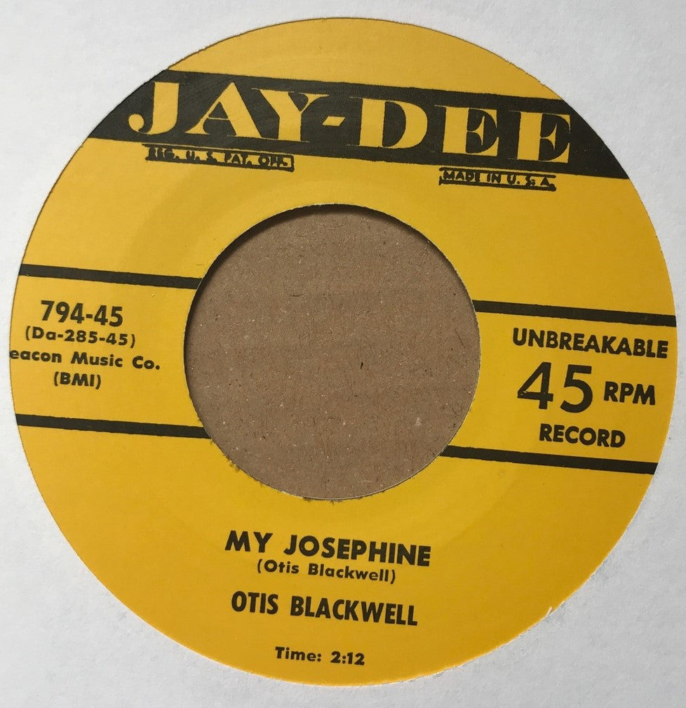 Single - VA - Bean Barlow - Dont Leave Me Baby / Otis Blackwell - My Josephine