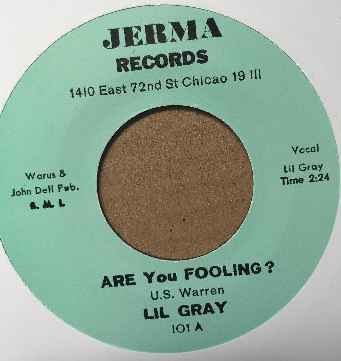 Single - Lil Gray - Are You Fooling / Out Of Nowhere