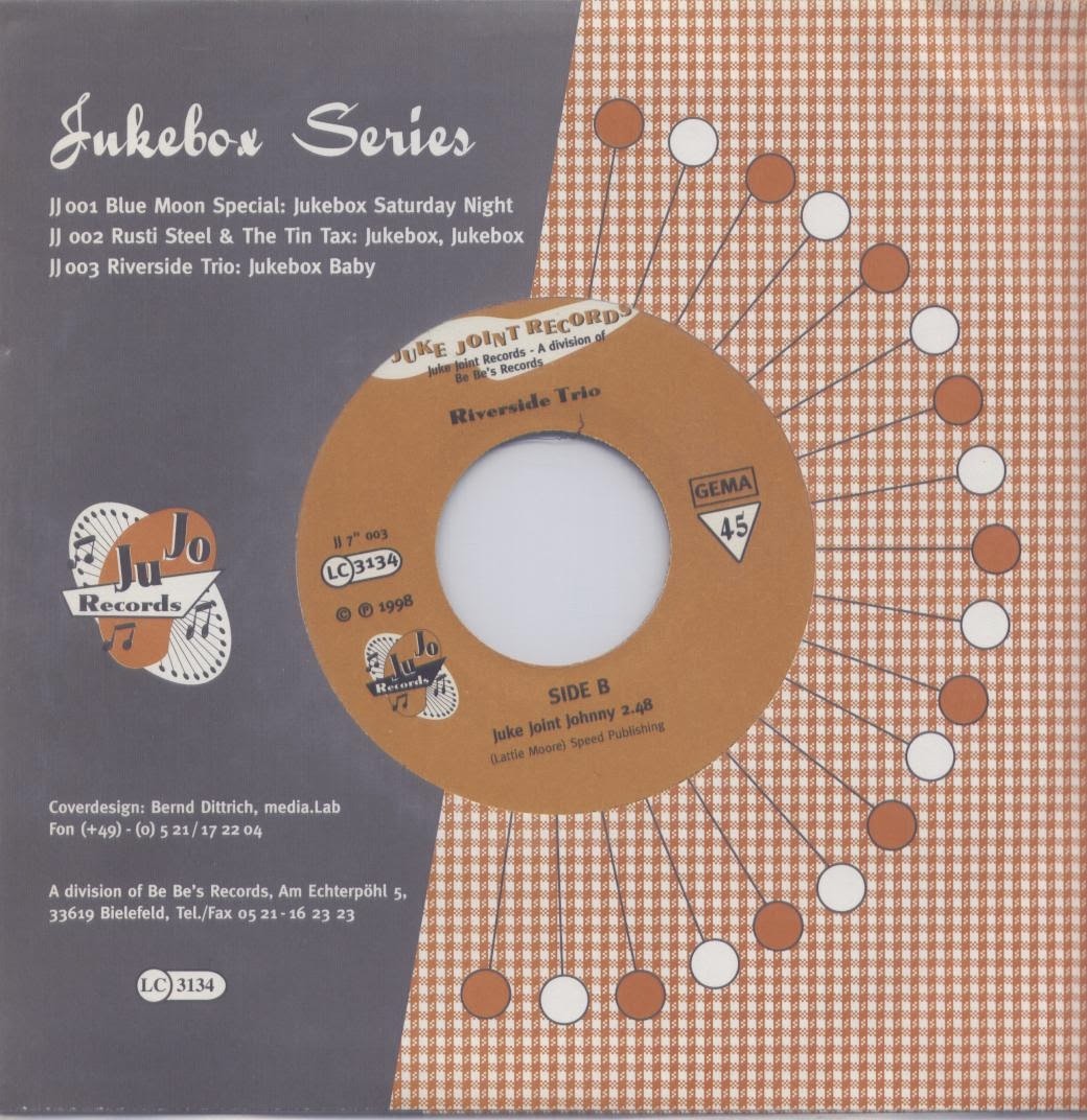 Single - Riverside Trio - Jukebox Baby, Juke Joint Johnny