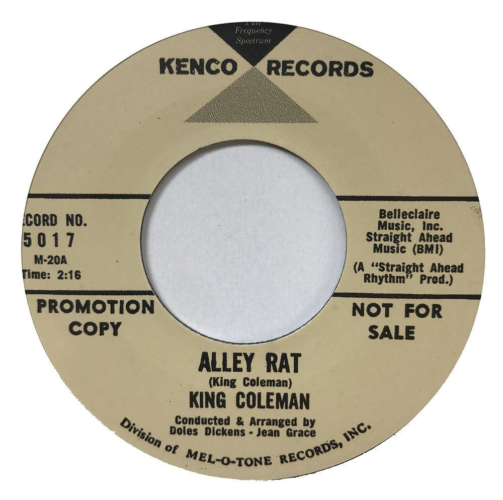 Single - King Coleman - Alley Rat, Dressed In Plaid