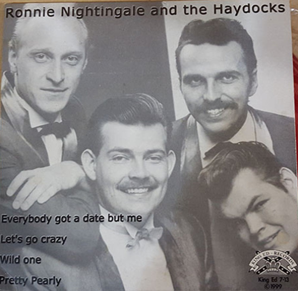 Single - Ronnie Nightingale And The Haydocks - Everybody Got A Date But Me, Let's Go Crazy +2