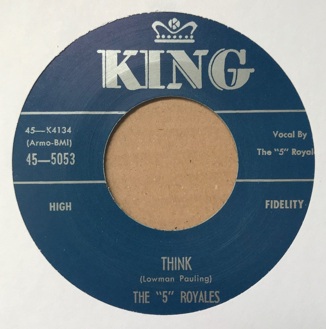 Single - 5 Royales - Think / Dedicated To The One I Love