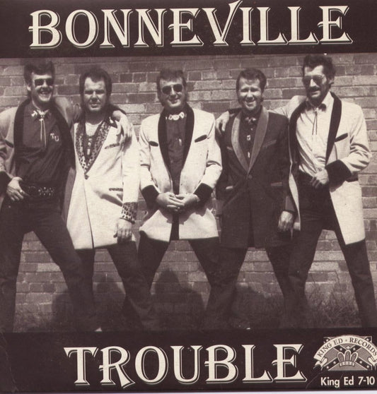 Single - VA - Jimmy Castle And The Knights - The Cat From Tennessee, Bonneville - Trouble