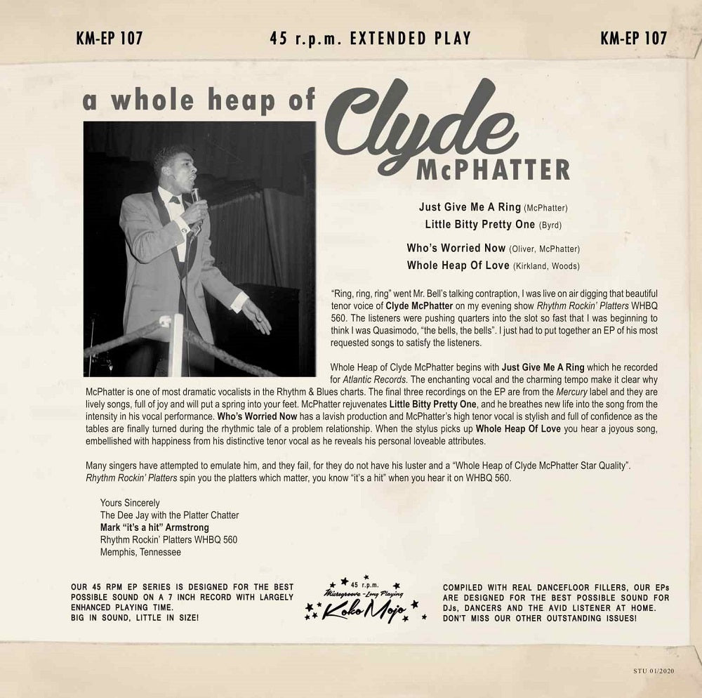 Single - Clyde McPhatter - A Whole Heap Of