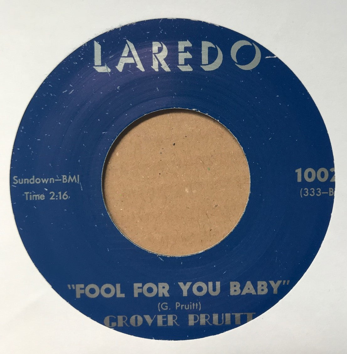 Single - Grover Pruitt - Mean Train / Fool For You Baby