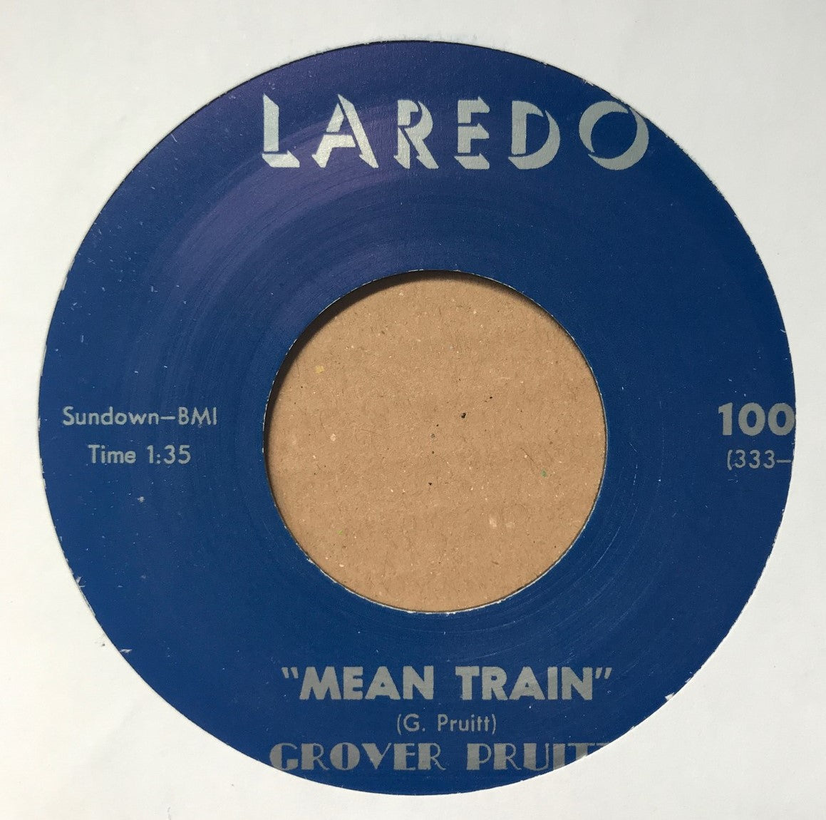 Single - Grover Pruitt - Mean Train / Fool For You Baby