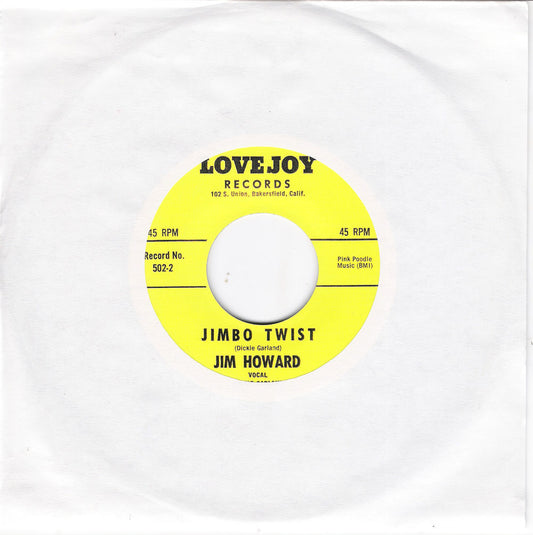 Single - Jim Howard - Jimbo Twist, Down At Old Jimbo's