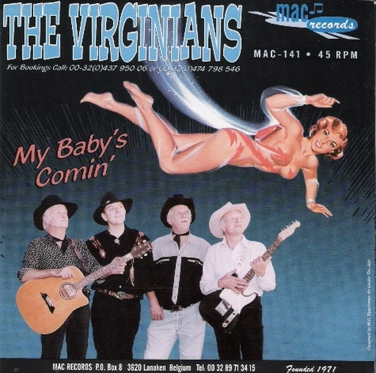 Single - Virginians - My Baby's Comin', Jimmy's Boogie ( Instr. )