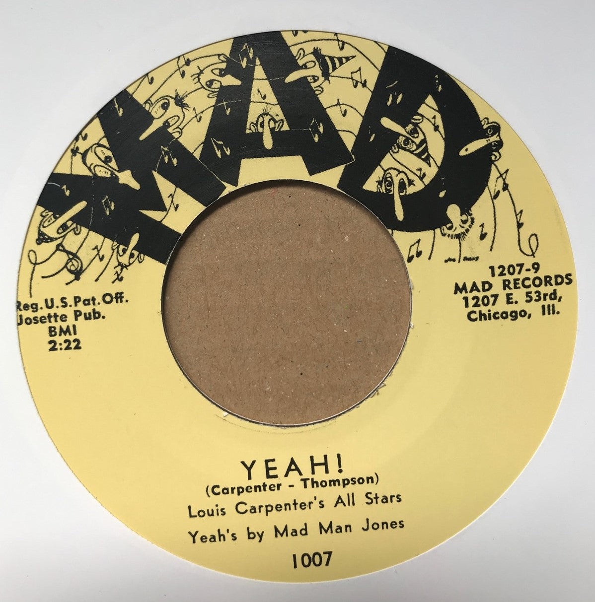 Single - Madman Jones - Snake Charmer / Mad Man Jones - Yeah!