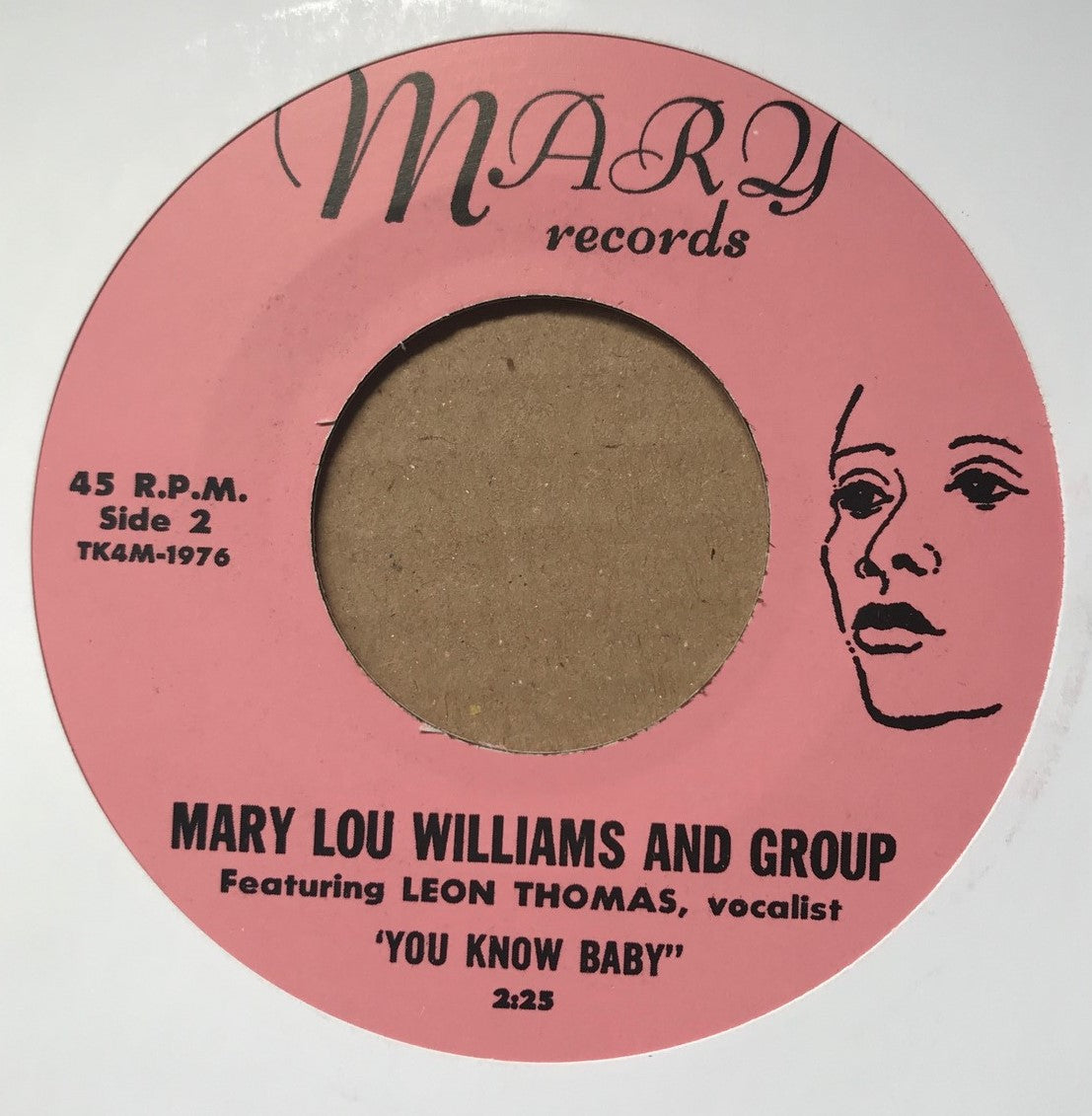 Single - Mary Lou Williams W. Leon Thomas - You Know Baby / Chief Natoma….