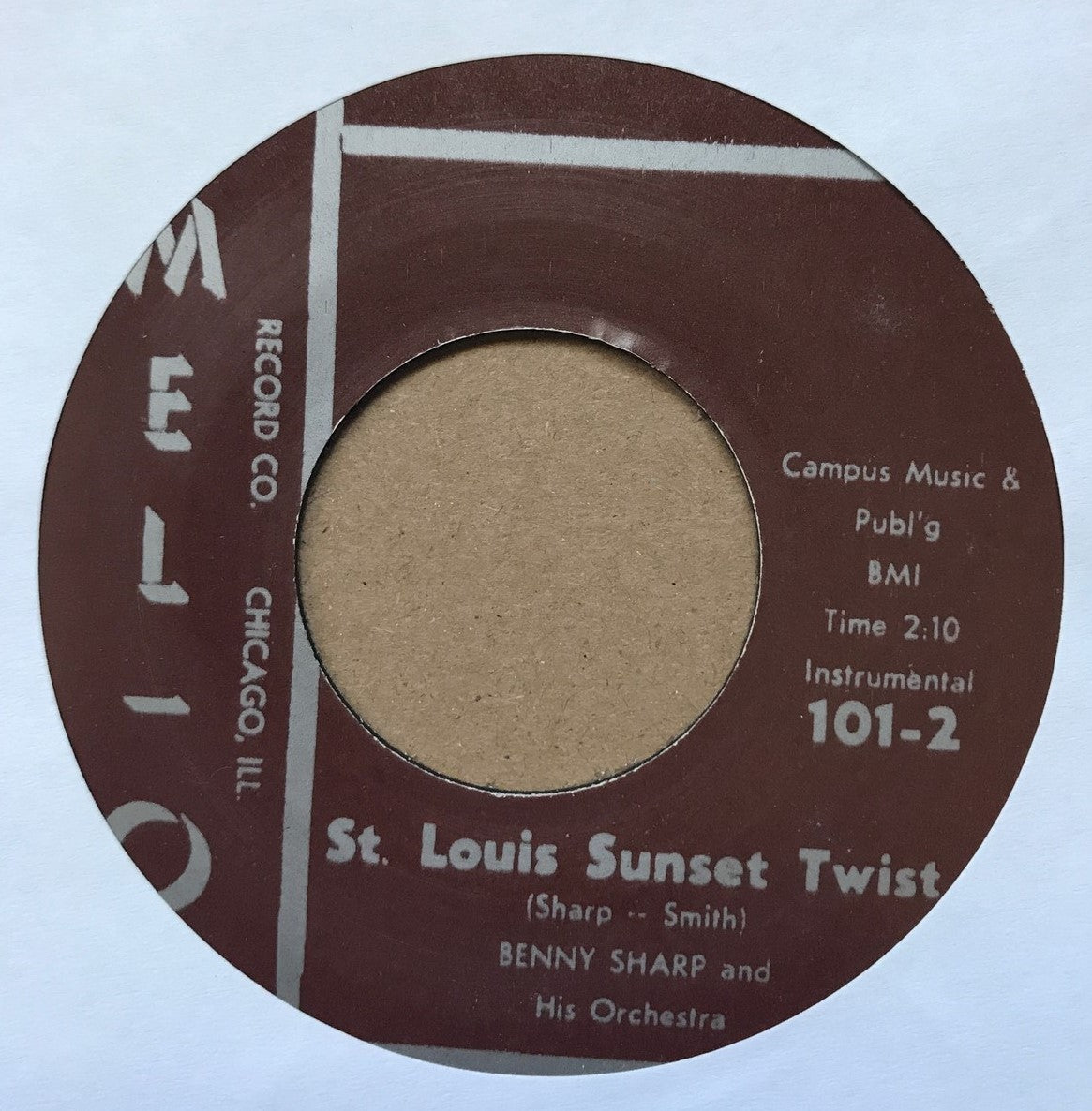 Single - Little Miss Jessie W. Benny Sharp - My Baby Has Gone / St. Louis Sunset Twist