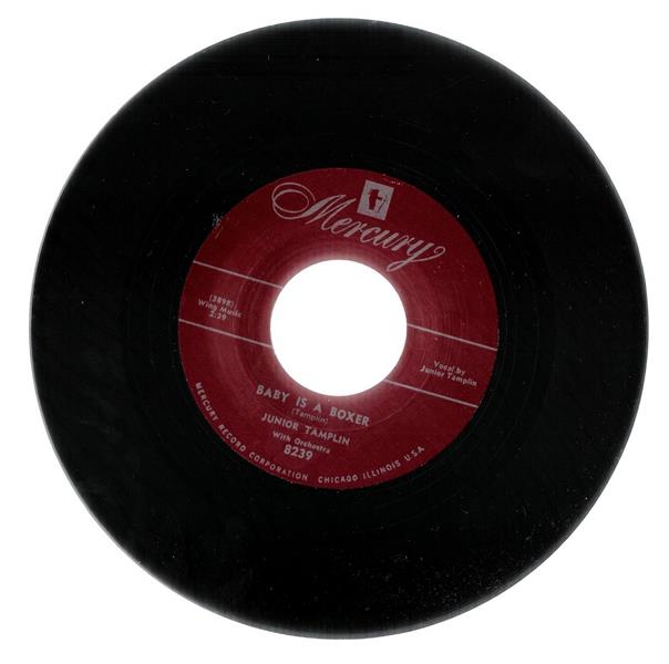 Single - Junior Tamplin - Baby Is A Boxer, Woo Woo' Moore - Something's Wrong
