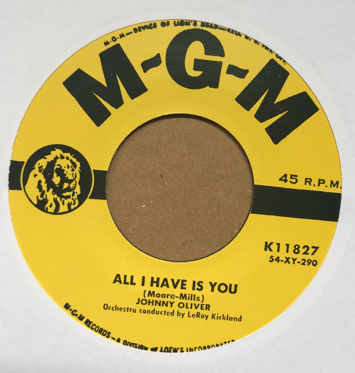 Single - Johnny Oliver - My Lady Love / All I Have Is You