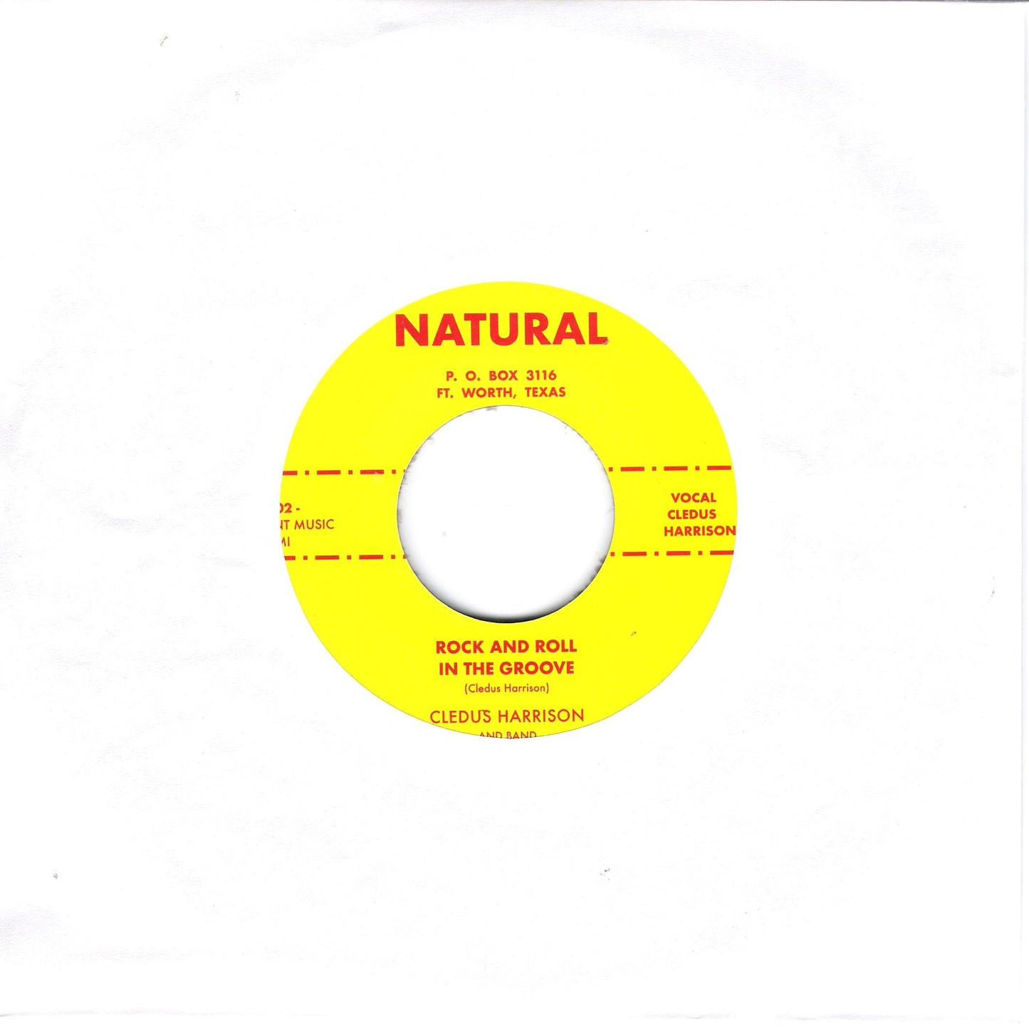 Single - Cledus Harrison - R & R In The Groove, Go On Baby