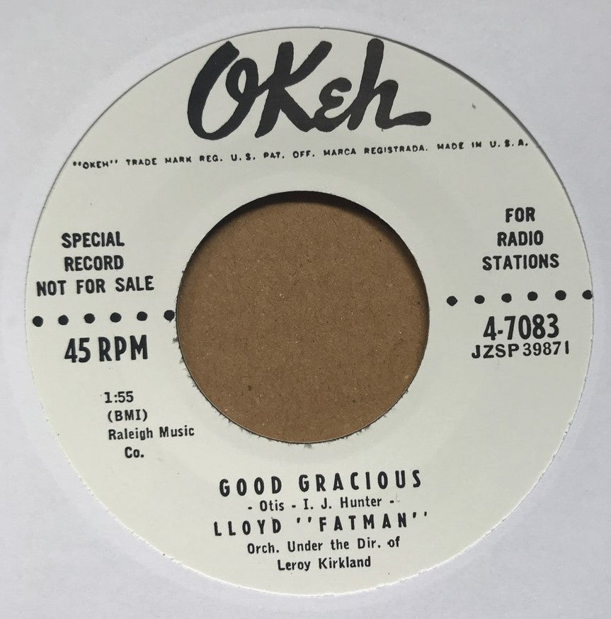 Single - Lloyd Fatman - Miss Mushmouth / Good Gracious