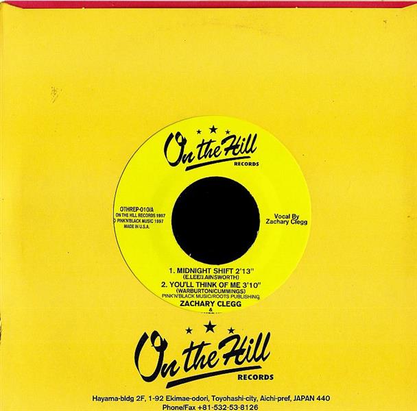 Single - Zachary Clegg & His Holcombre Hillbillies - Midnight Shift, You'll Think Of Me, Ella Speed, Blues