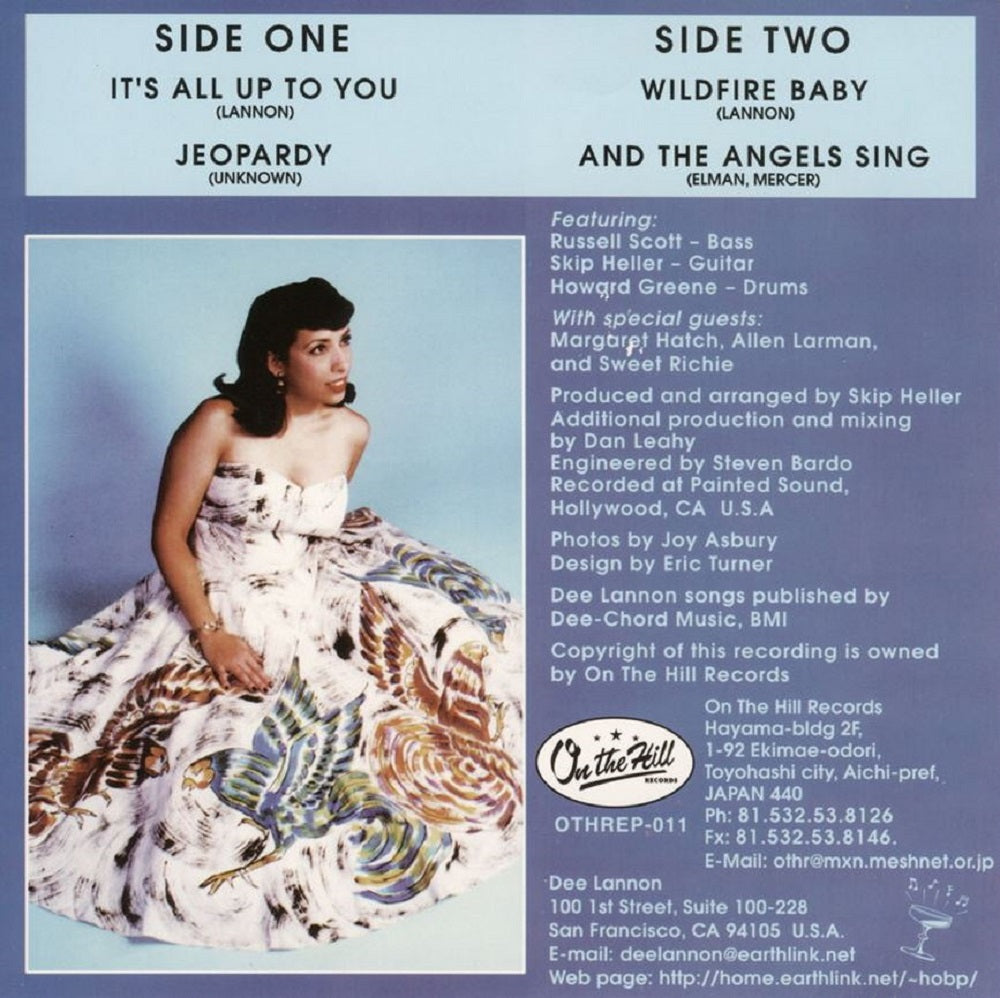 Single - Dee Lannon - It's All Up To You, Jeopardy, Wildfire Baby, And The Angel Sing