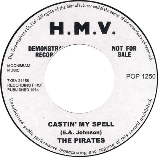 Single - Pirates - Castin' My Spell / My Babe