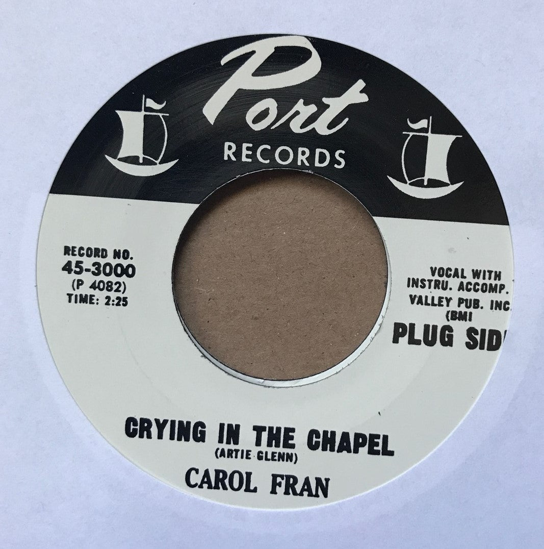 Single - Carol Fran - I'm Gonna Try; Crying In The Chapel