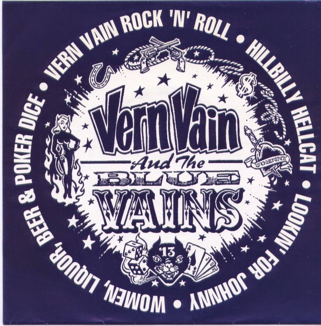 Single - Vern Vain & The Blue Veins - Vern Vain Rock'n'Roll, Hillibilly Hellcat