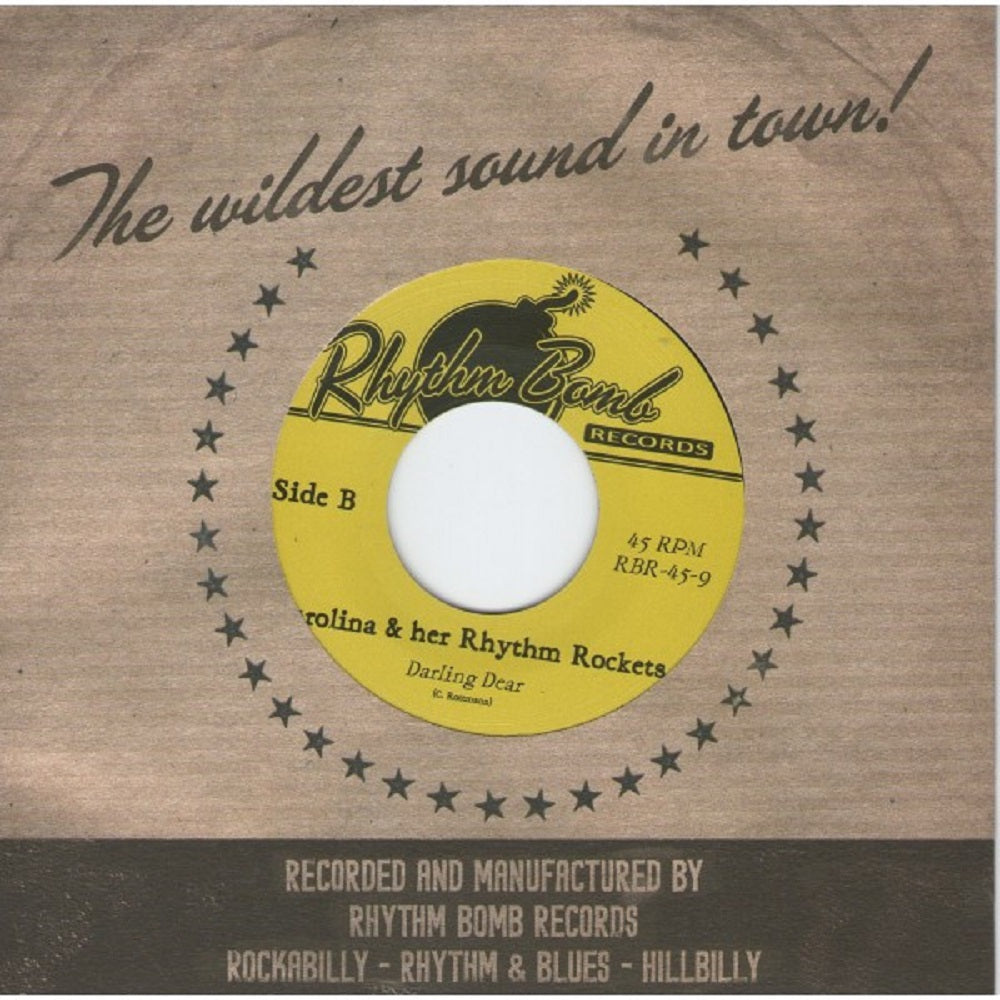 Single - Carolina & Her Rhythm Rockets - Walk With Me, Darling Dear