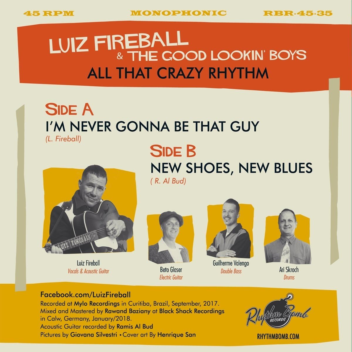 Single - Luiz Fireball & The Good Lookin' Boys - All That Crazy Rhyhtm