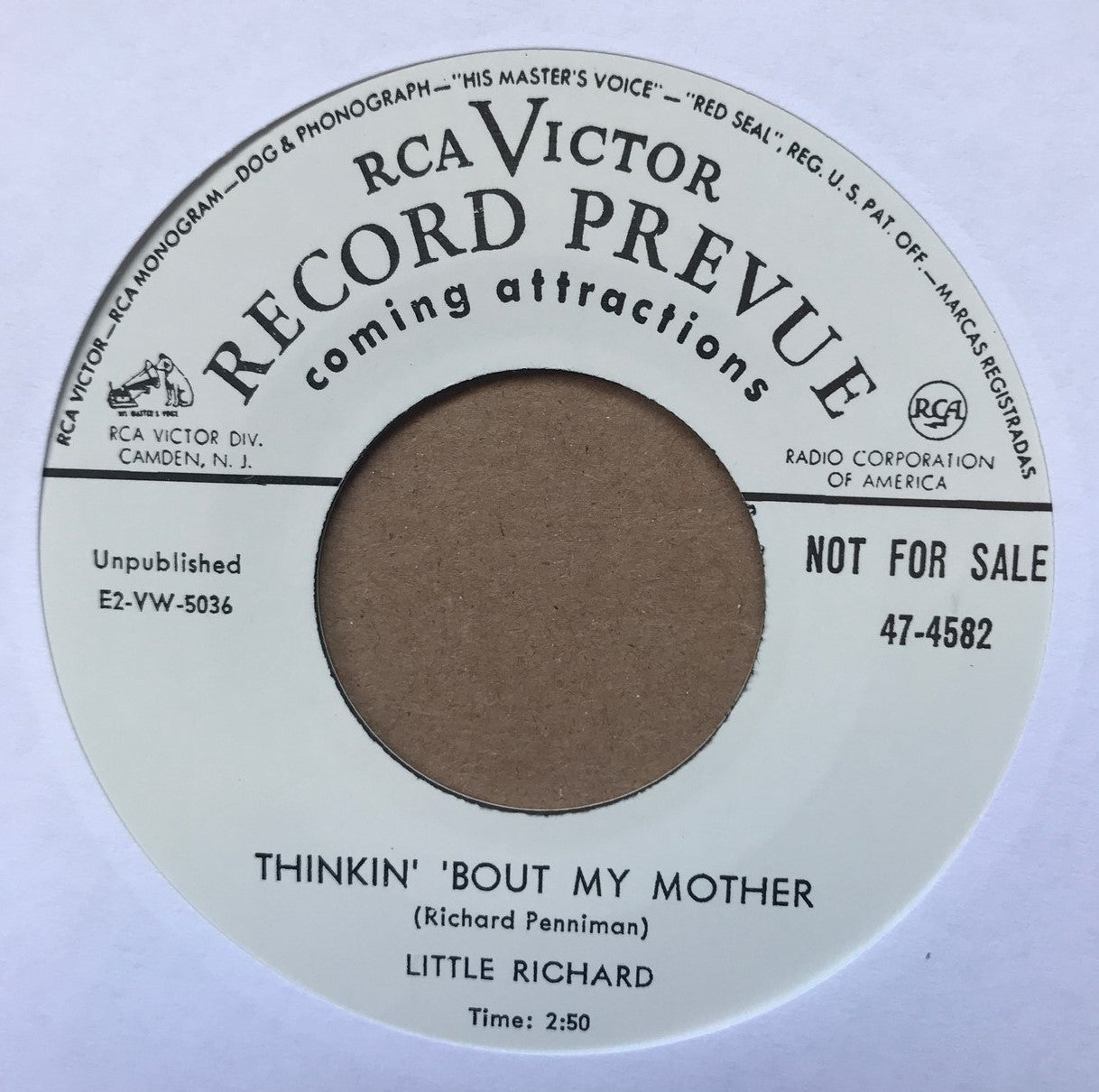 Single - Little Richard - Get Rich Quick / Thinkin’ ‘Bout My Mother