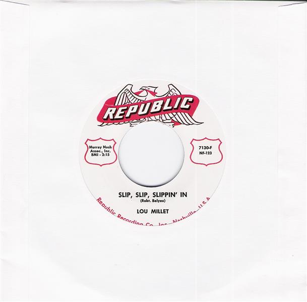 Single - Lou Millett - Shorty The Barber, Slip, Slip, Slippin' In
