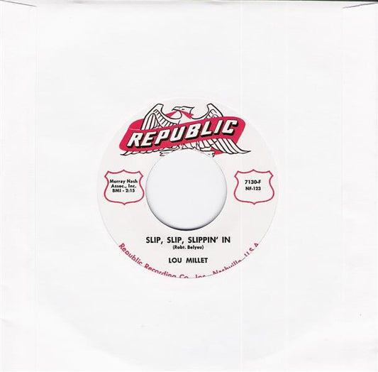 Single - Lou Millett - Shorty The Barber, Slip, Slip, Slippin' In