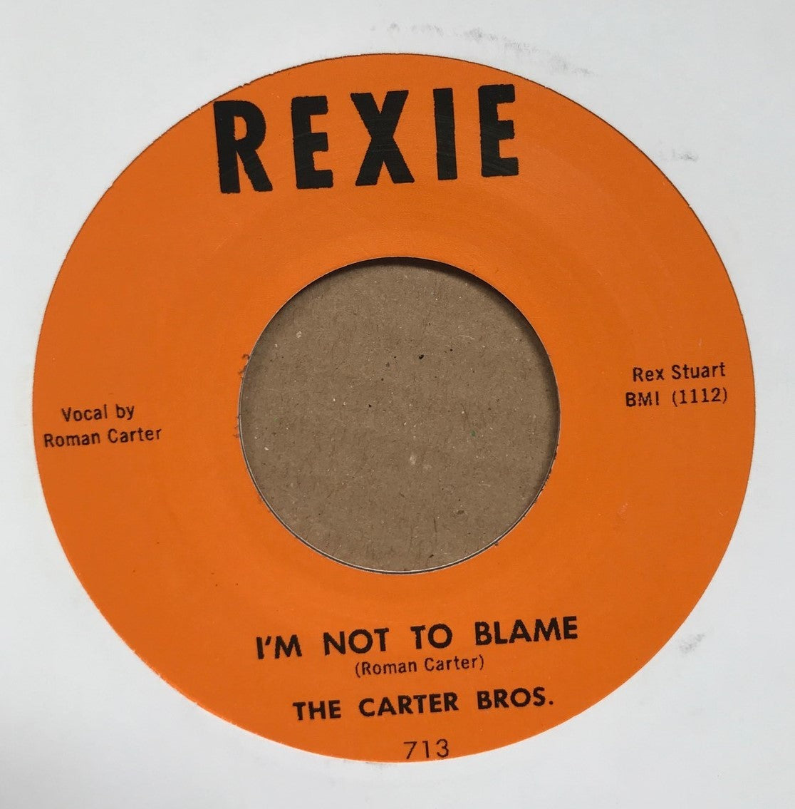 Single - Carter Bros. - I’m Not To Blame / Pacoima Stomp