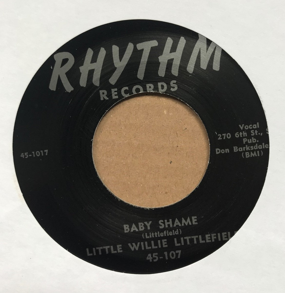 Single - Little Willie Littlefield - Baby Shame / Mistreated