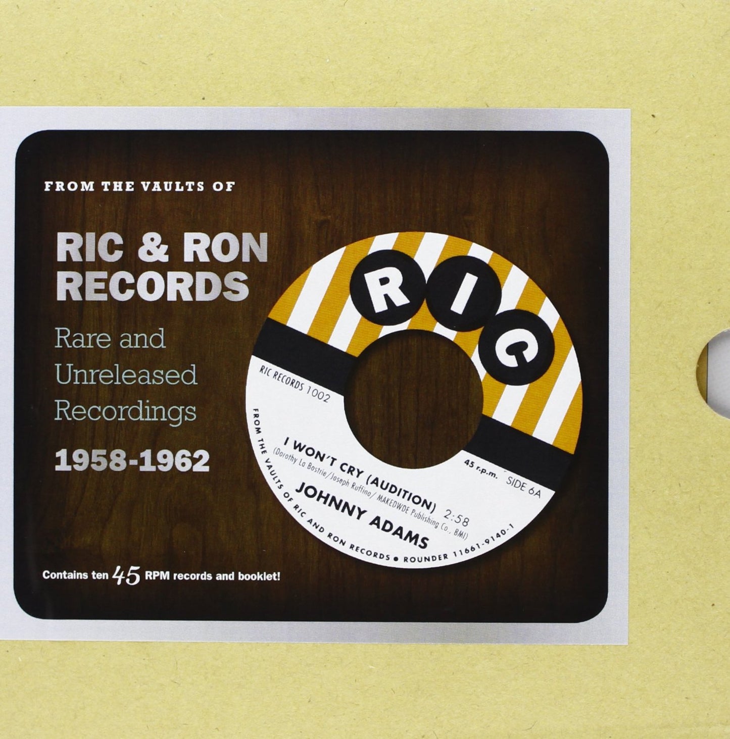 Single-Box - VA - From The Vaults Of Ric & Ron Records-Rare And Unreleased