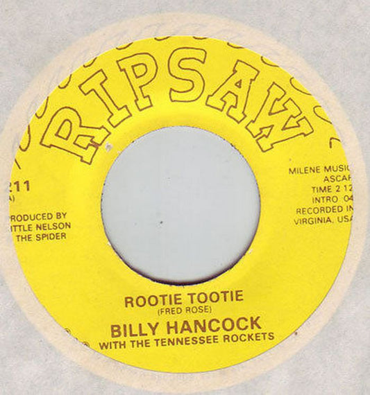 Single - Billy Hancock - Rootie Tootie, I Can't Be Satesfied