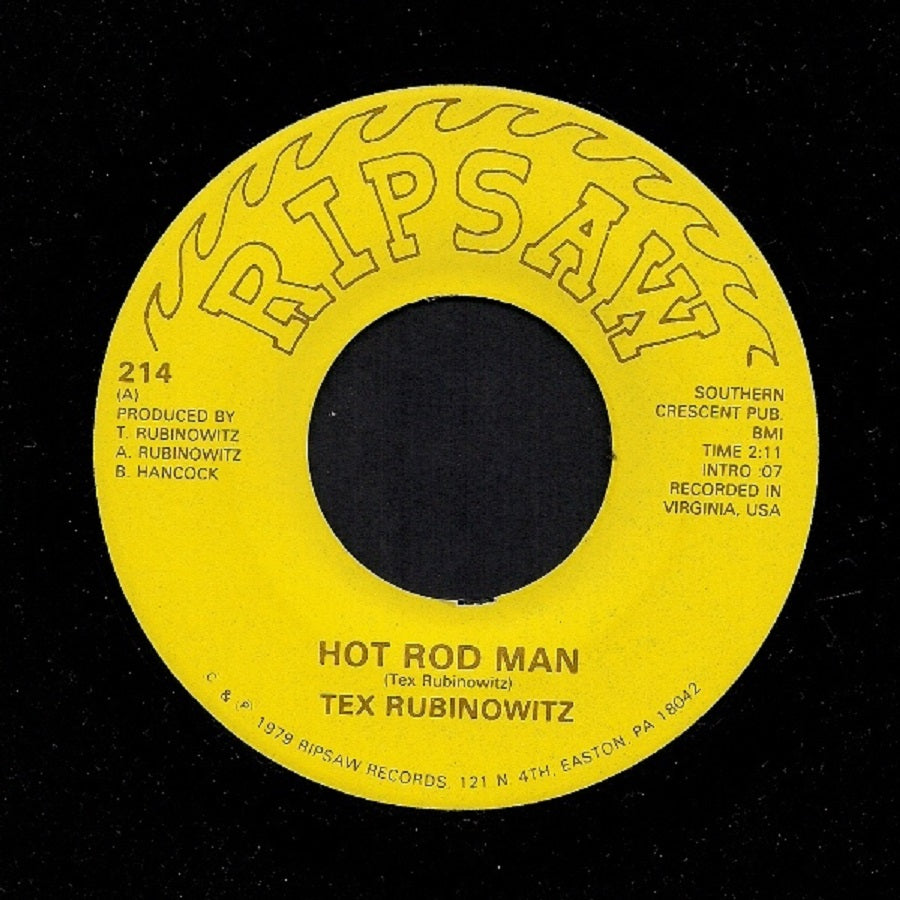 Single - TEX Rubinowitz - Hot Rod Man, Ain't It Wrong