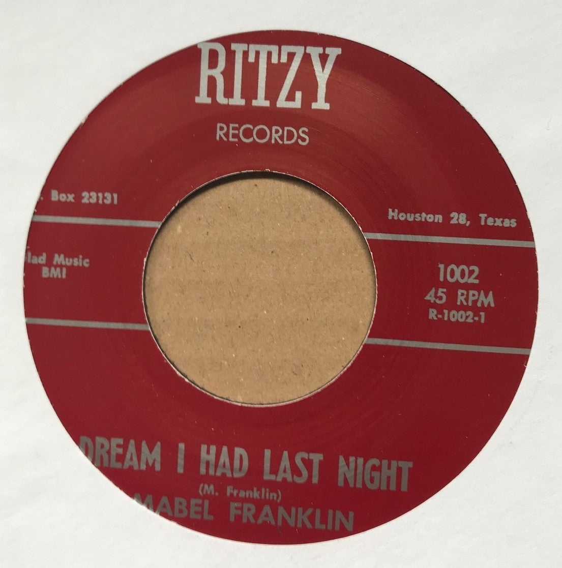 Single - Mabel Franklin - Let's Do The Wiggle / Dream I Had Last Night