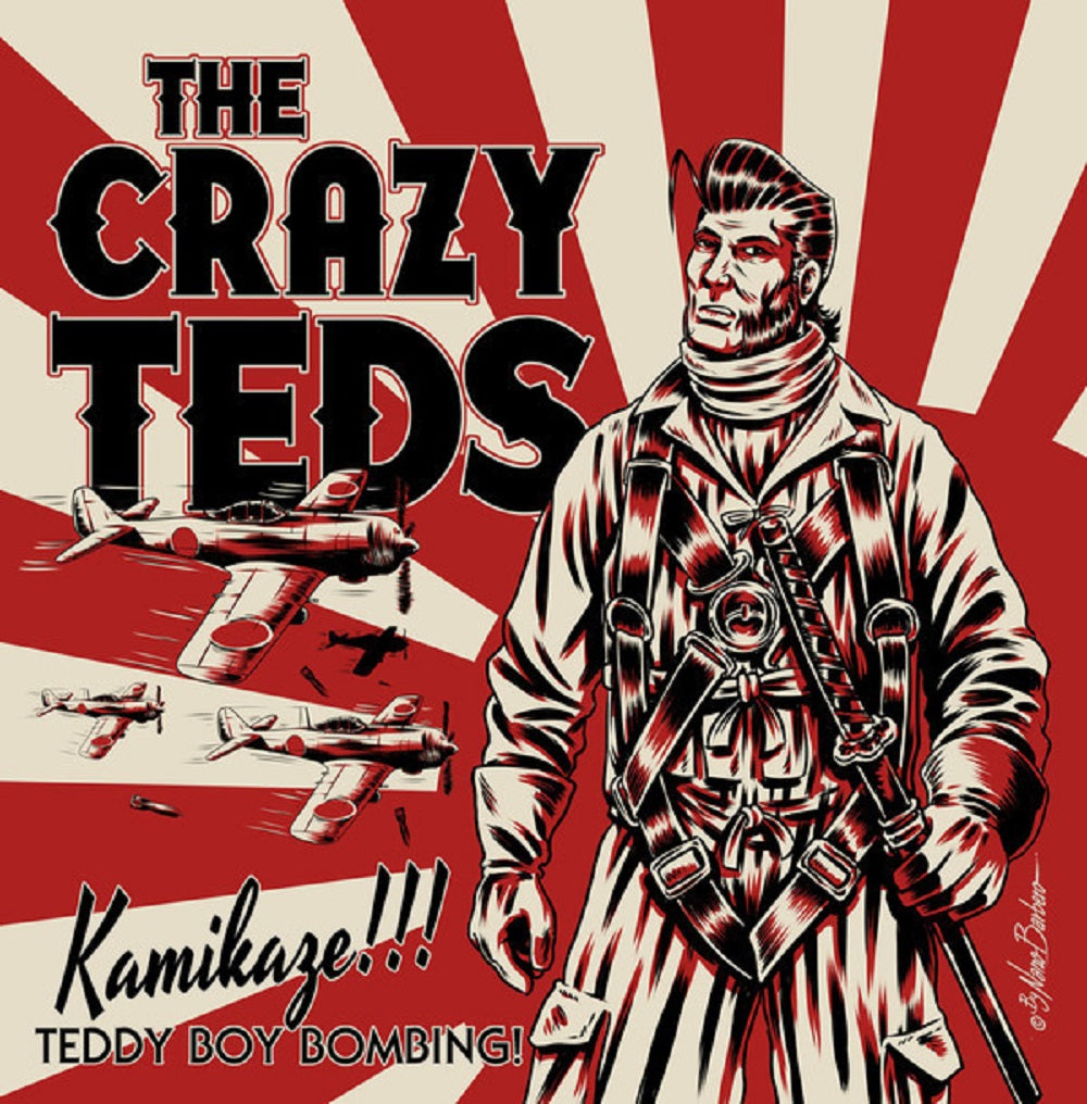 Single - Crazy Teds - Kamikaze - Teddy Boy Bombing!