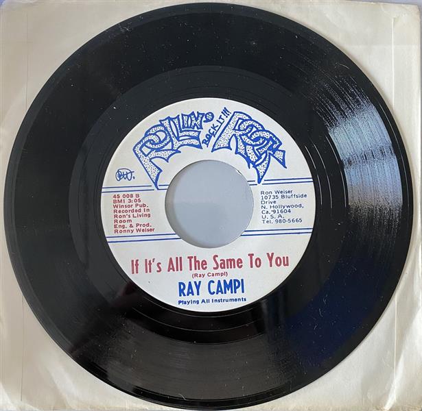 Single - Ray Campi - Tore Up; If It's All The Same To You