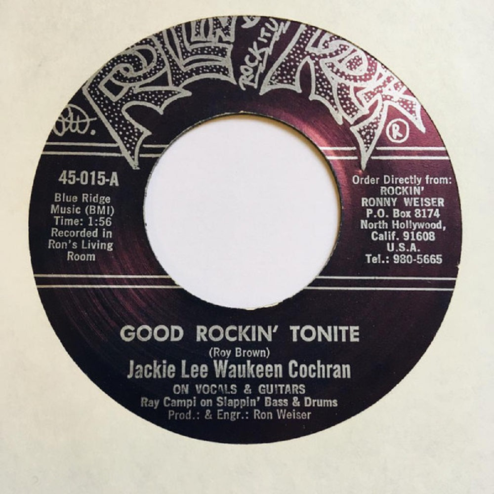 Single - Jackie Lee Cochran - Good Rockin' Tonite; Hungry Hill